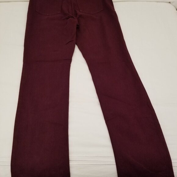 LRL Lauren Ralph Lauren Pinot Noir Wine Premiere Straight Leg Curvy Jean * 8 - Picture 8 of 10